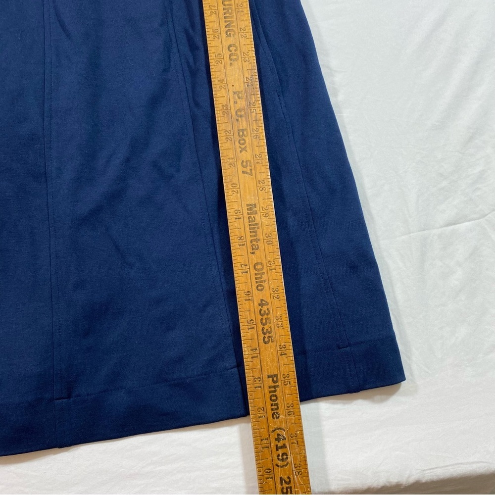 Anthropology Sheath Dress Girls From Savoy sleeveless Pockets Red Blue - Picture 5 of 11